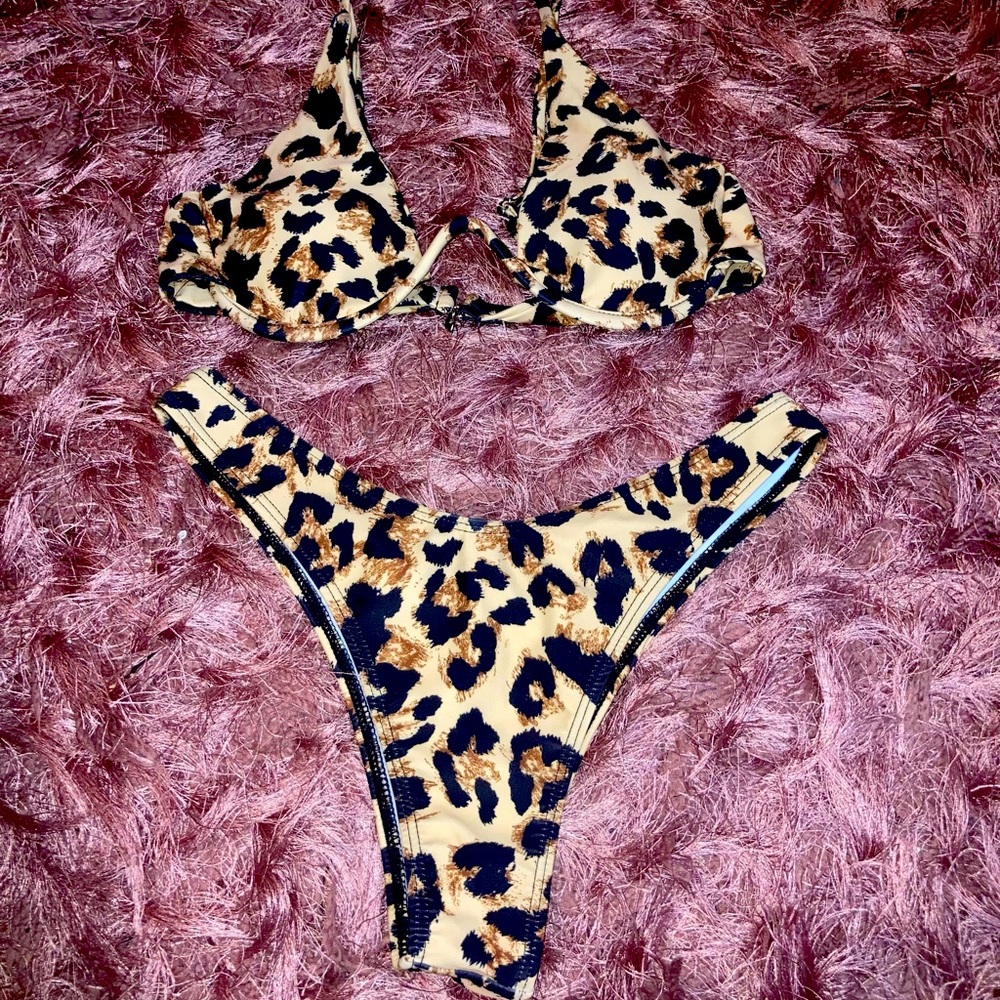 leopard bikini swimsuit